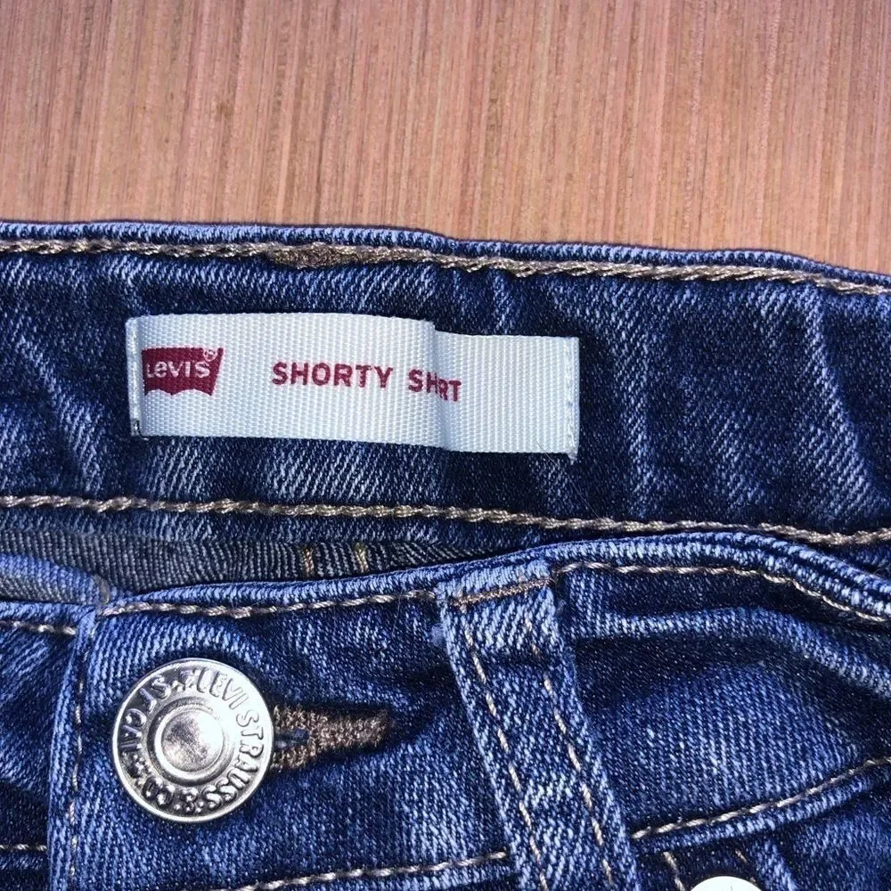 Levi's Denim Shorty Shorts